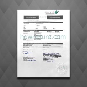 Hownature Nutraceutical Corp GMP licence